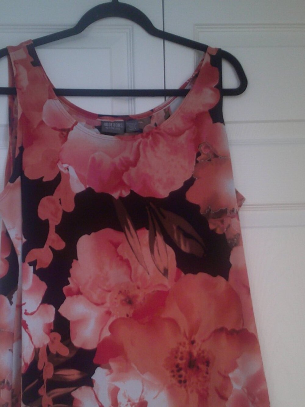 Chico's Additions floral sleeveless vest top size 3 / XL / 16